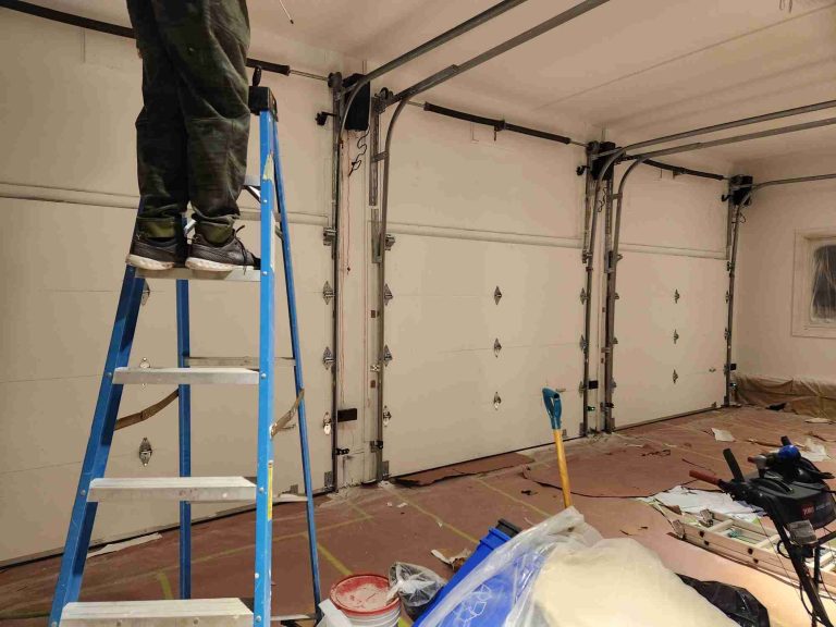 garage door tracks extension